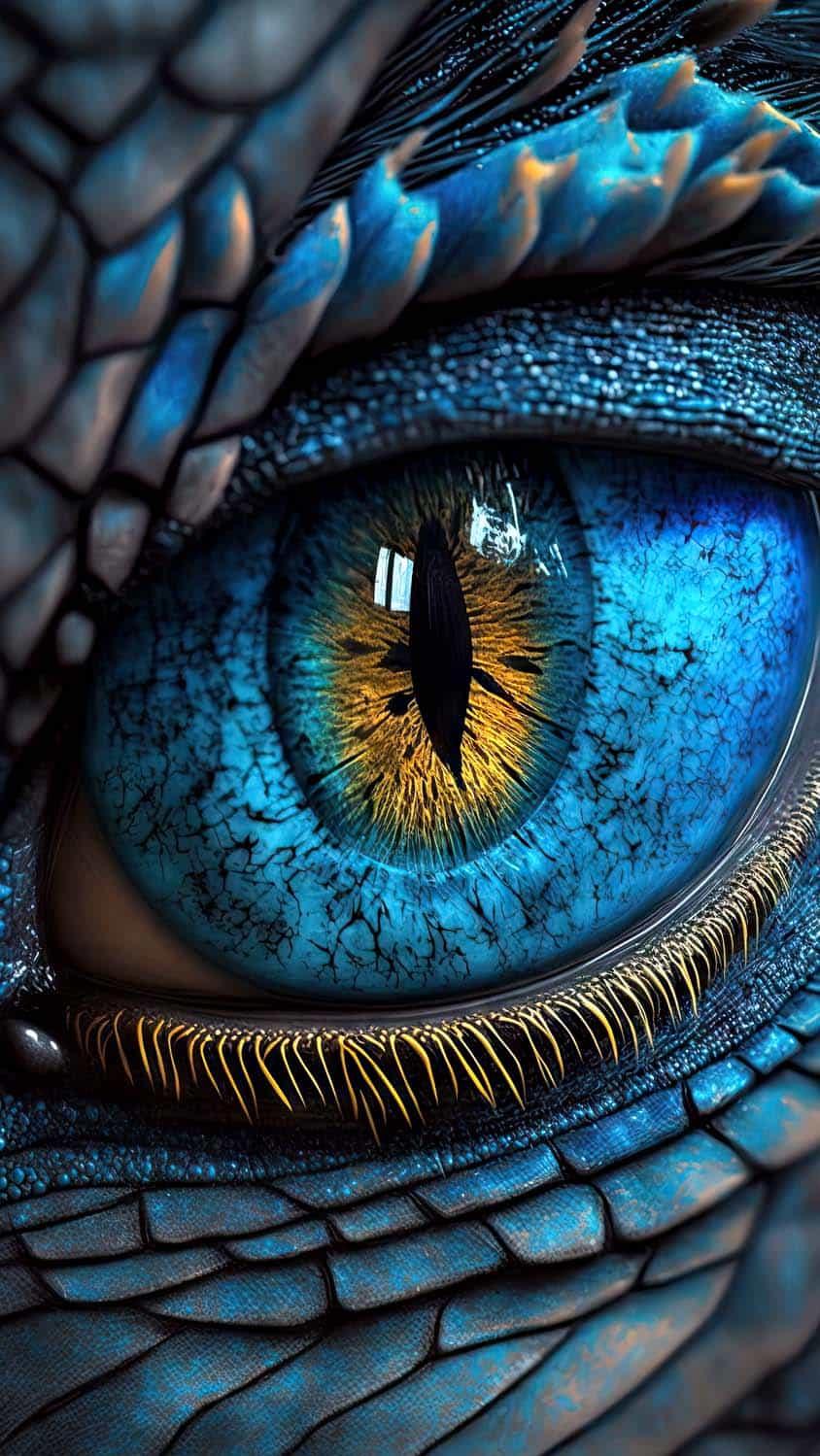 Dragon Eye iPhone Wallpaper HD