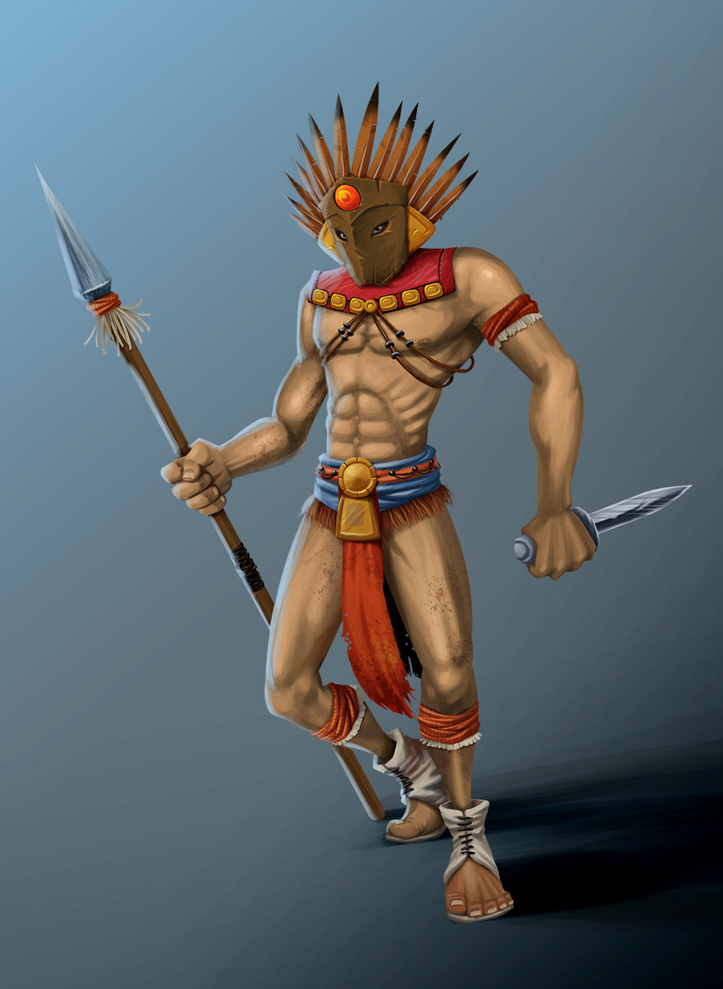 Aztec Warrior By Magirus Deutz