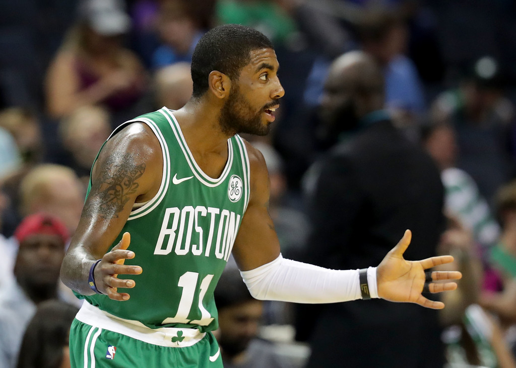 Kyrie Irving Photos   Boston Celtics v Charlotte Hornets