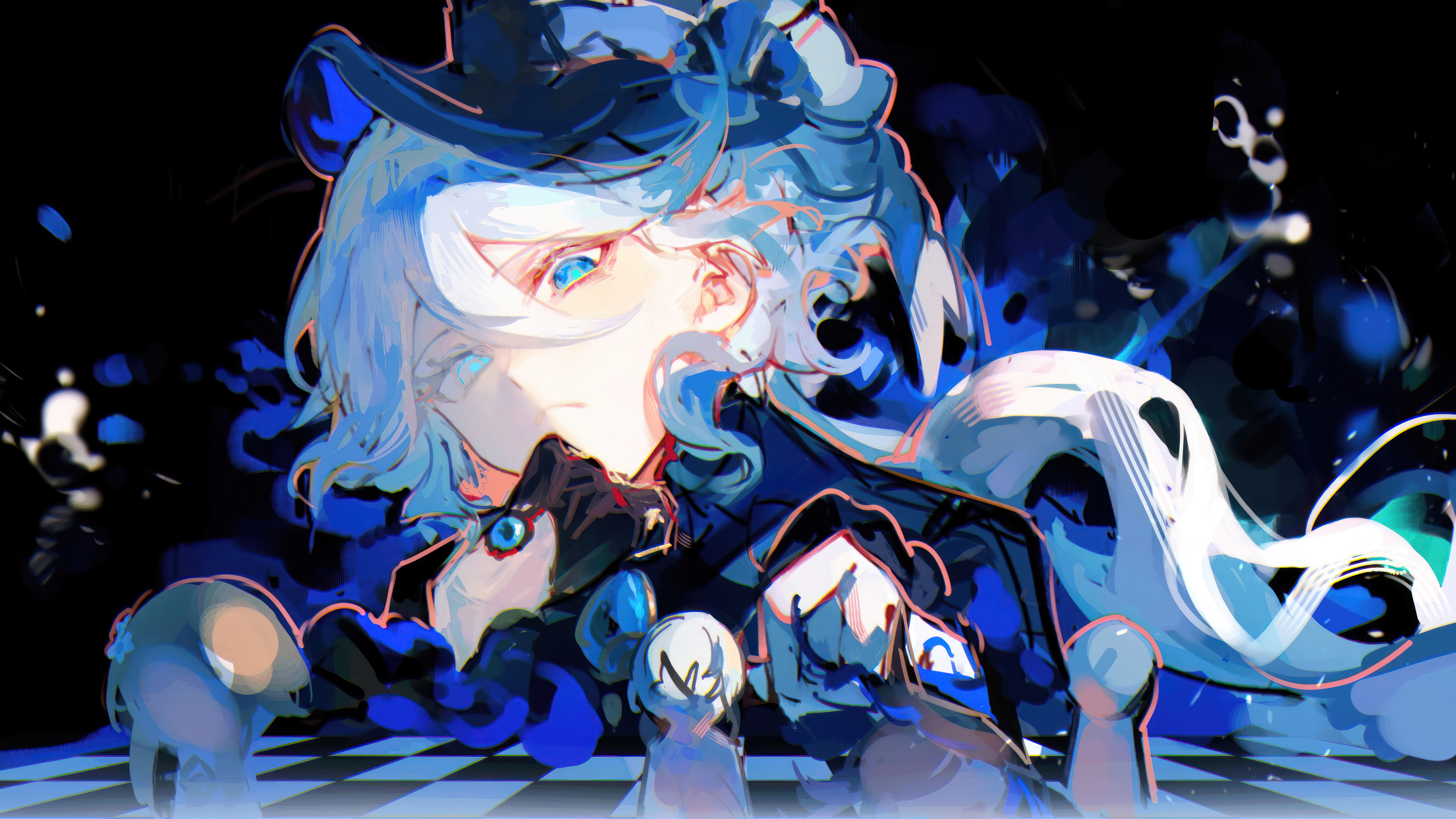 Furina Genshin Impact Art 4k Wallpaper