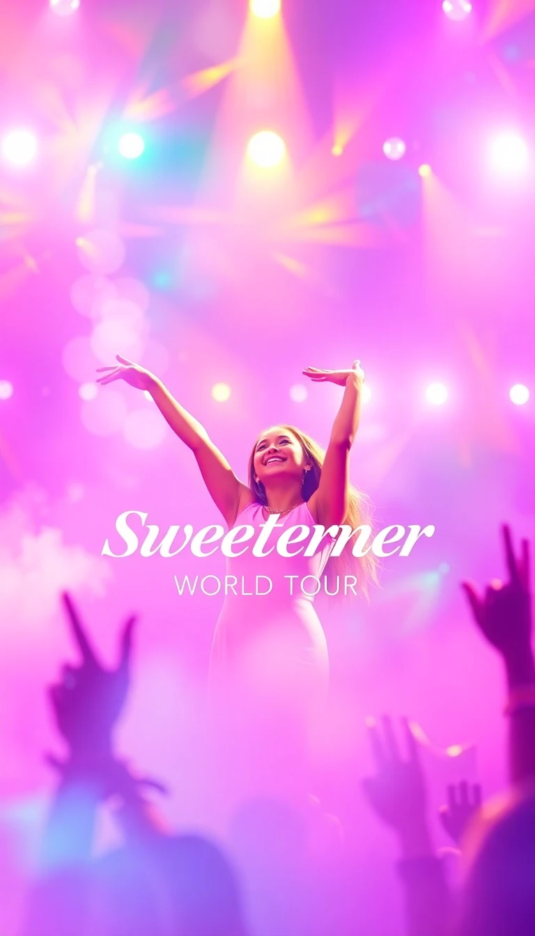 Ariana Grande Sweetener World Tour Wallpaper