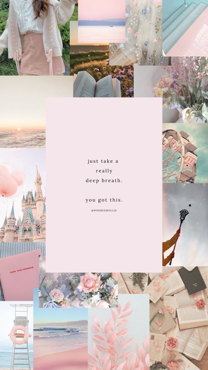 Baby Pink And Blue Aesthetic Bored Cute Wallpaper