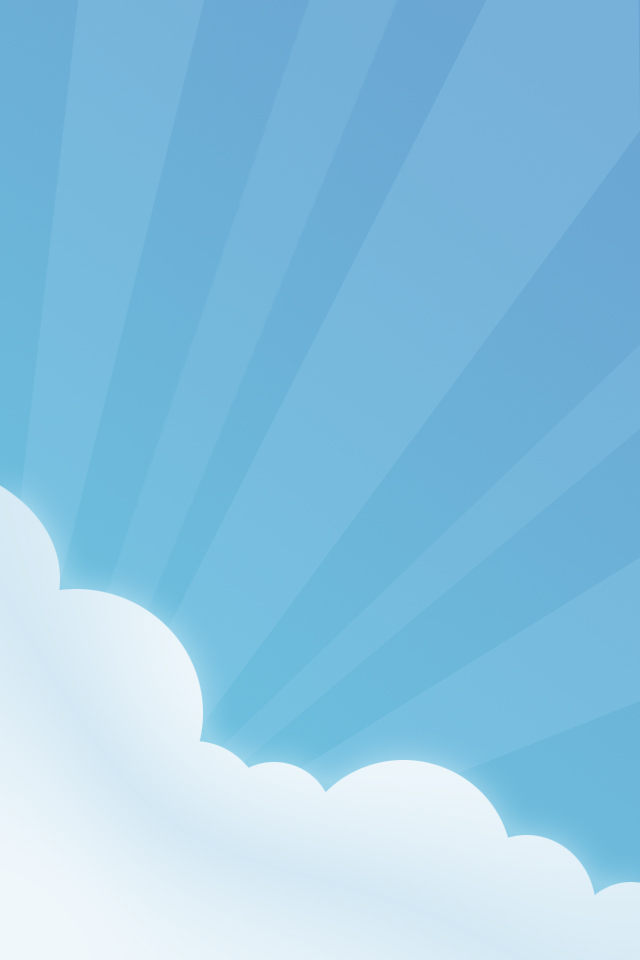 These Clouds Wallpaper Are Designed For Both iPhone And 3gs