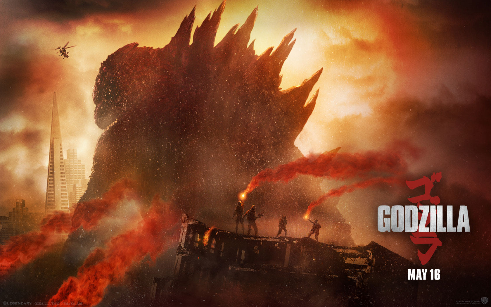 Godzilla Movie HD iPhone iPad Wallpaper