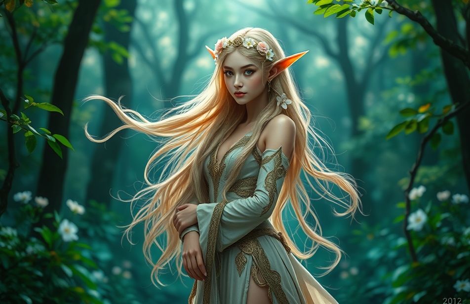 Female Elf Wallpaper