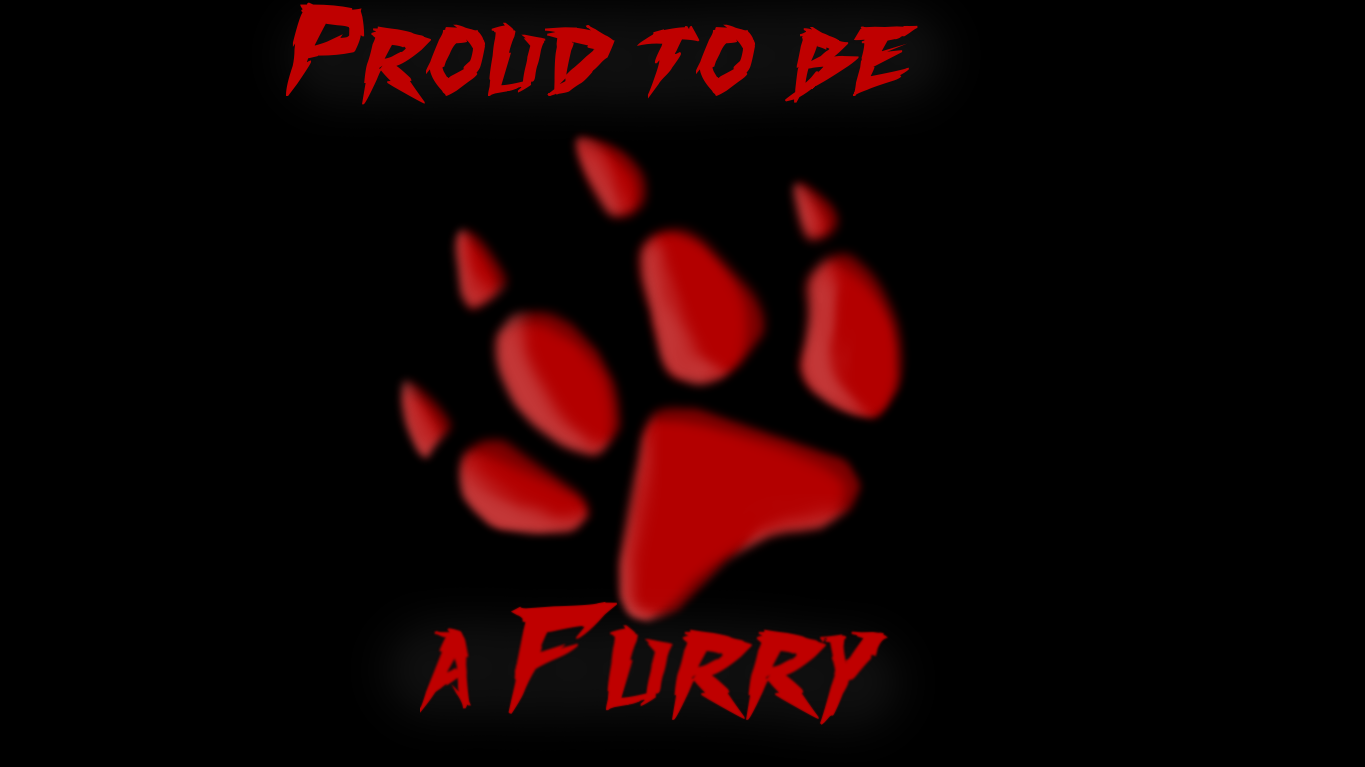 Proud to be a Furry   Wallpaper by Ivaalo 1365x767