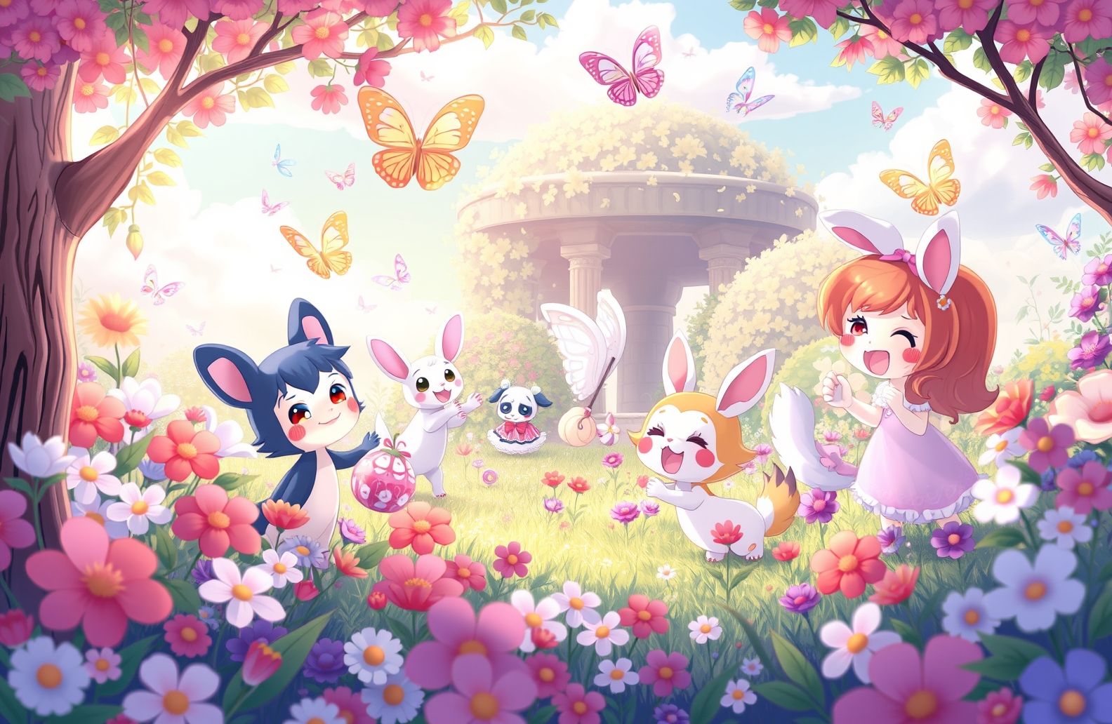 Cute Cartoon Wallpaper For Girls