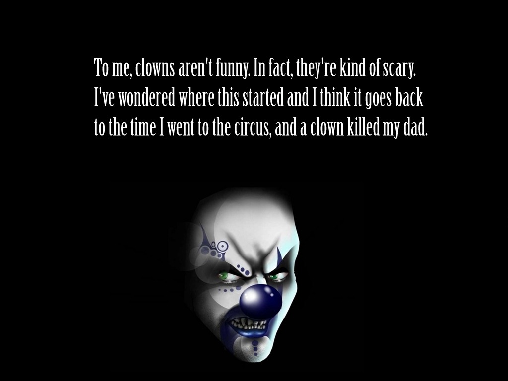 Scary Clown Desktop Background Clowns Wallpaper
