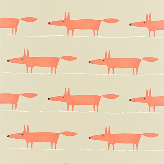 Scion Mr Fox Wallpaper From John Lewis Bathroom