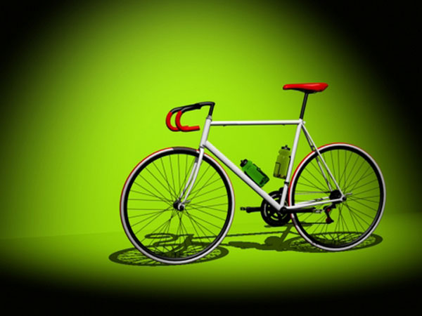 Fixie Bicycle Max 3ds Software Transportation Objects By