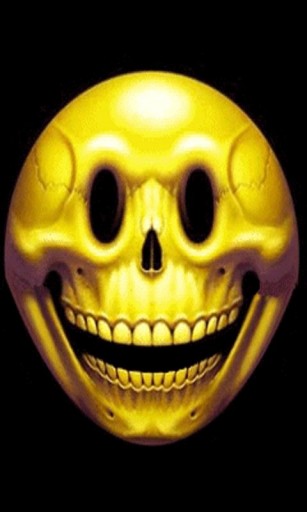 View bigger   Smiley Skull Live Wallpaper for Android screenshot