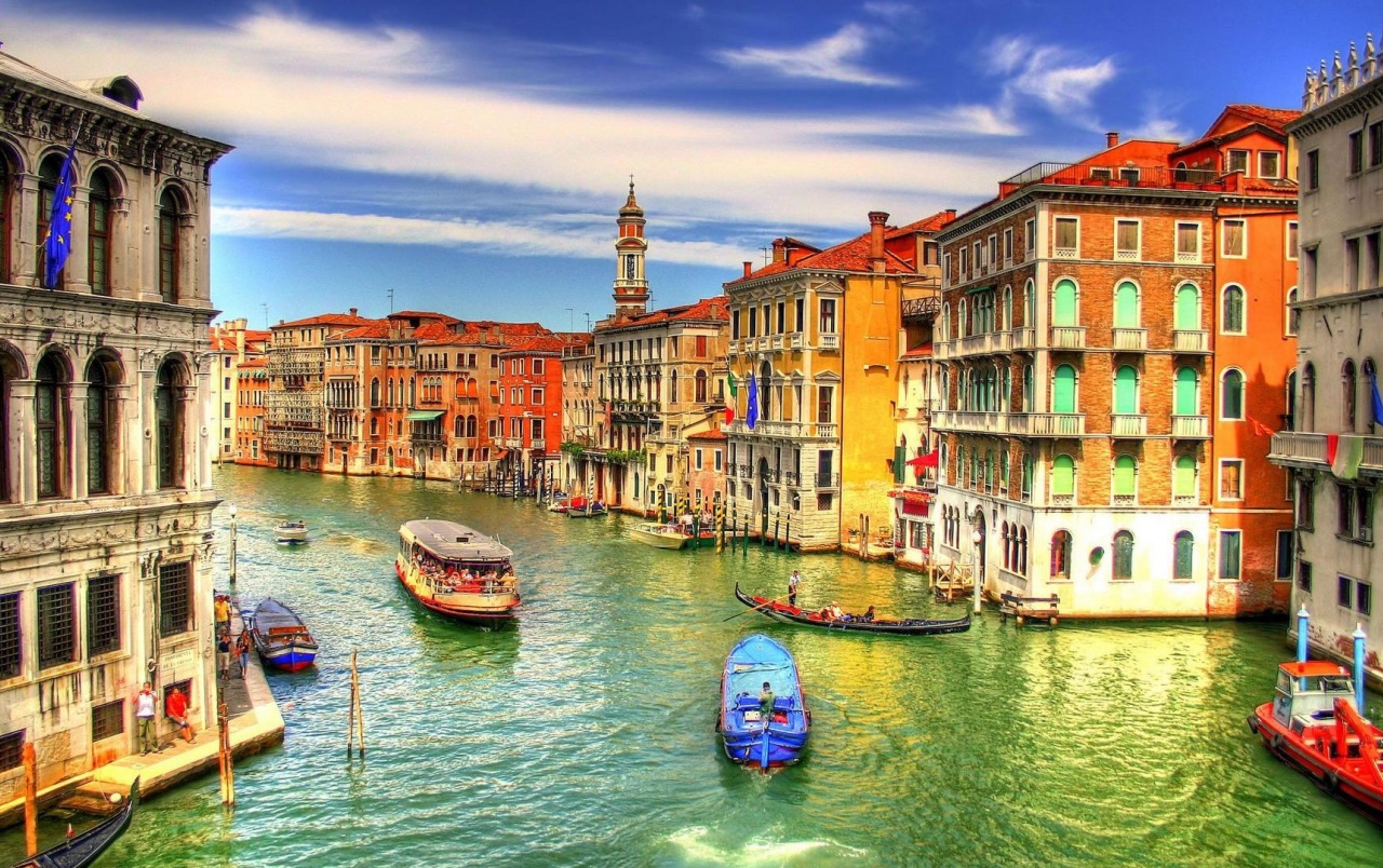 Venice Canal Wallpaper Stock Photos