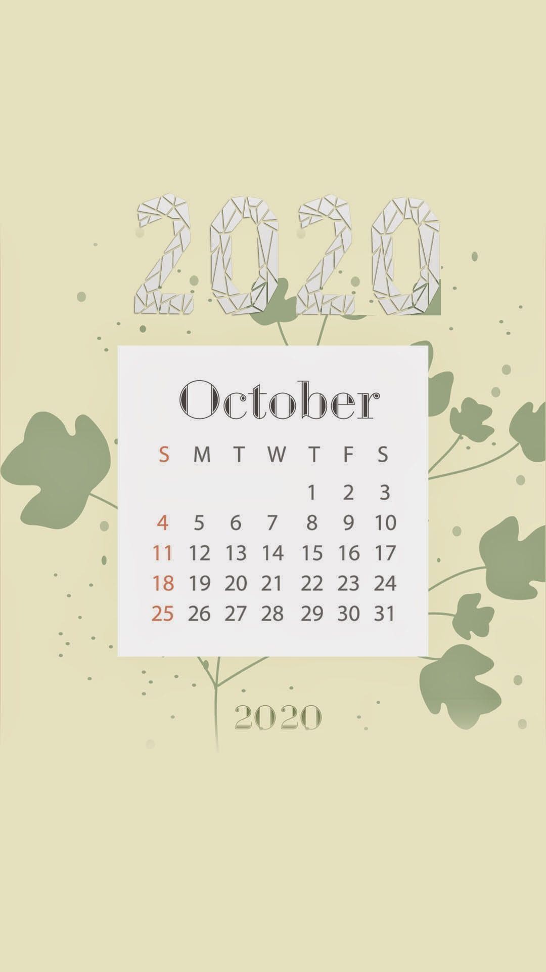 October Calendar Wallpaper Awesome HD