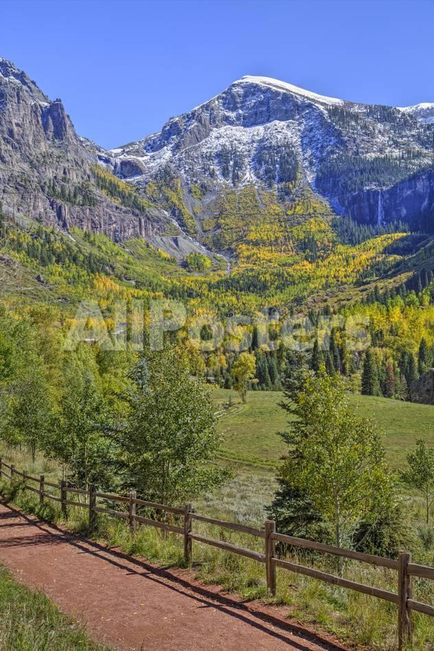 Fall Colours Telluride Western San Juan Mountains In The