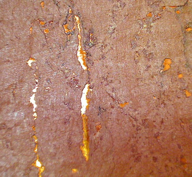 Cork 710 Claudias Real Cork Wallpaper   Copper on Shiny Copper