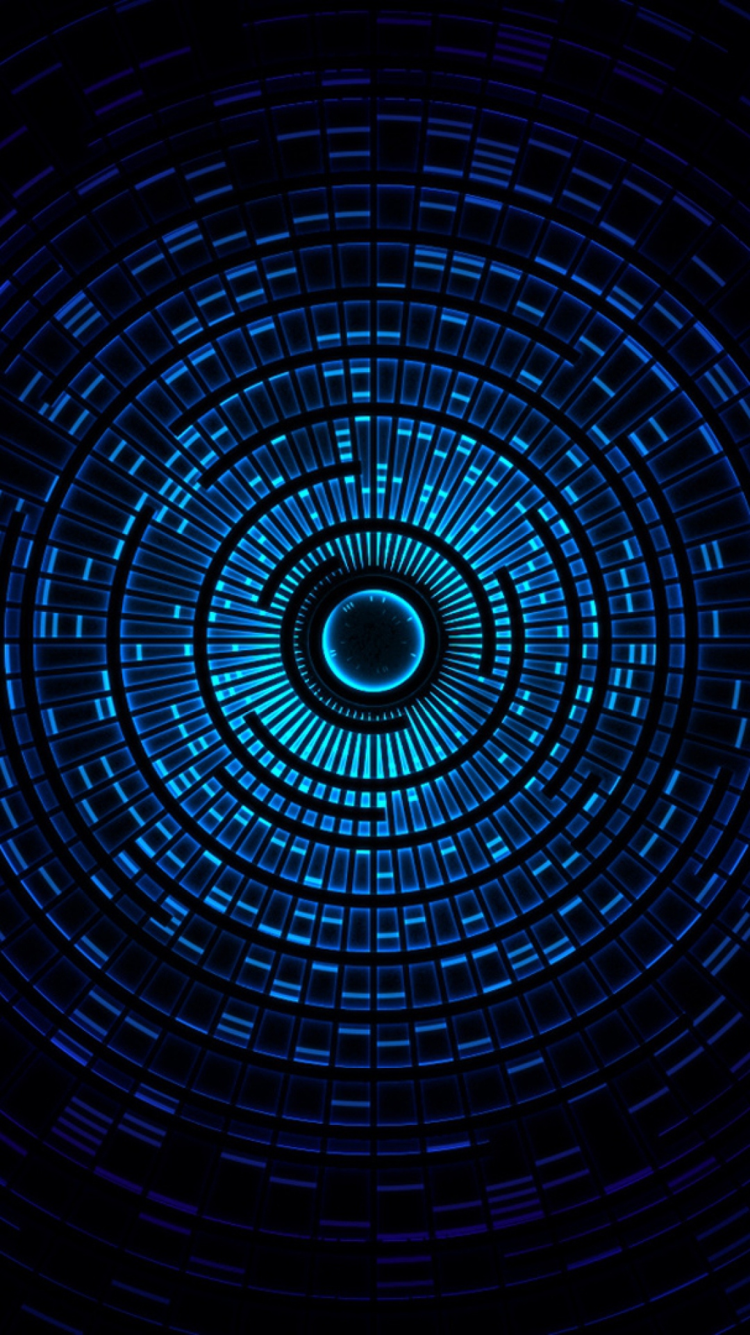 HD Background Blue Circle Pattern Abstract Design Texture