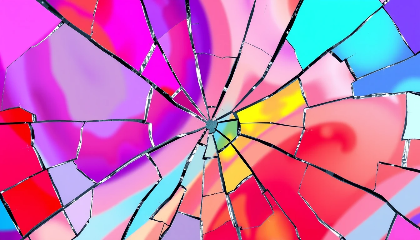 Broken Tv Screen Wallpaper