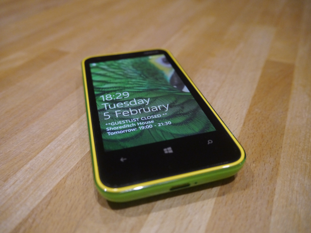 The Lumia Runs Windows Phone Which Sets It