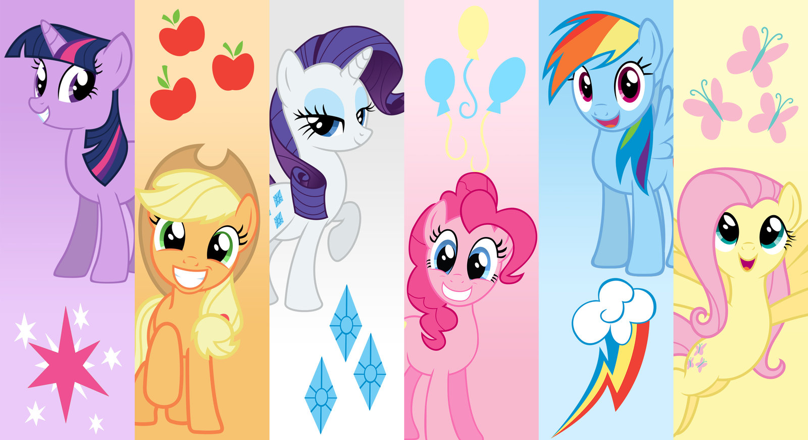 Mlp Mane Six Wallpapers Wallpapersafari