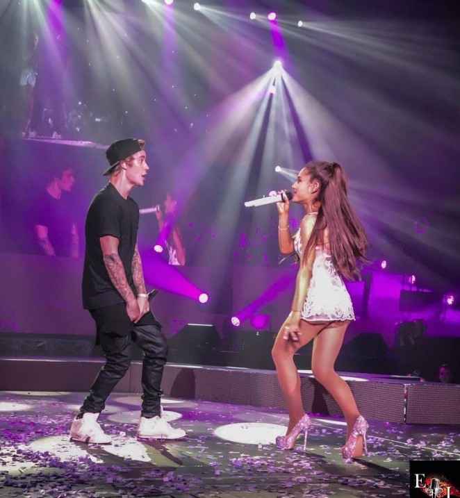 Ariana Grande Performing With Justin Bieber Gotceleb