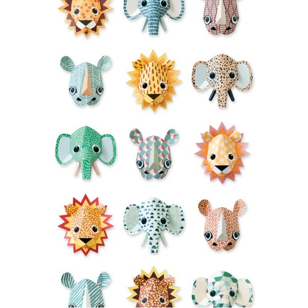 Wild Animals Wallpaper Nursery Studio Ditte