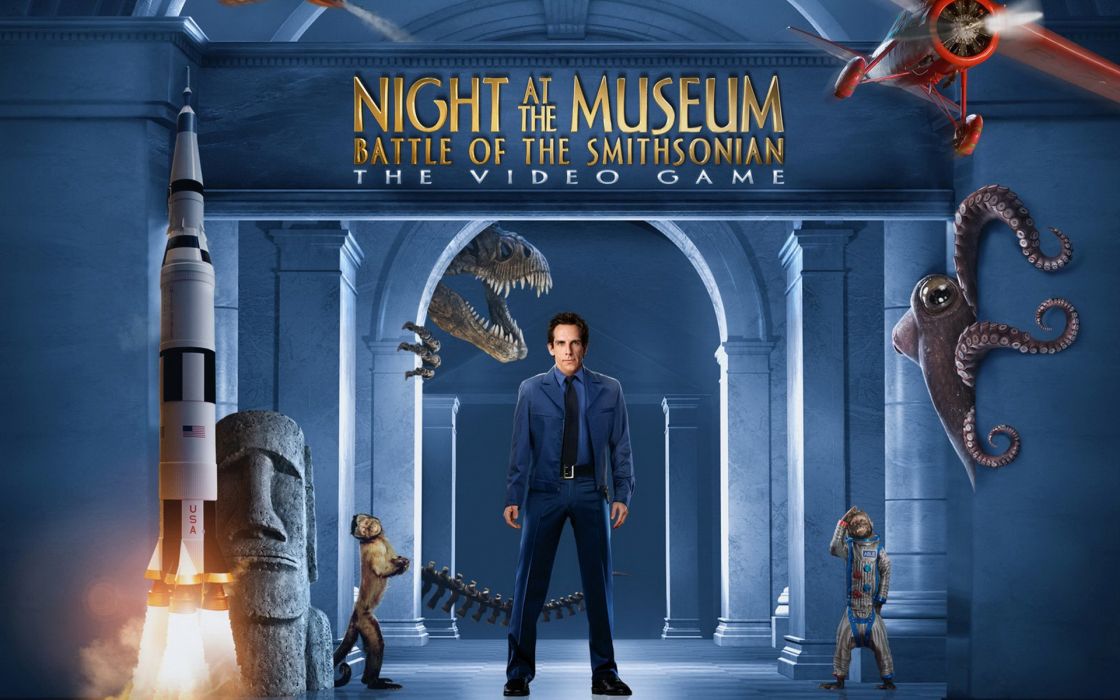 Video Games Movies Night Battles Ben Stiller At The Museum