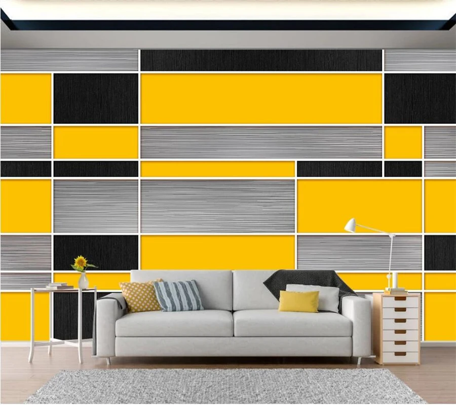 Grey And Yellow Wallpaper