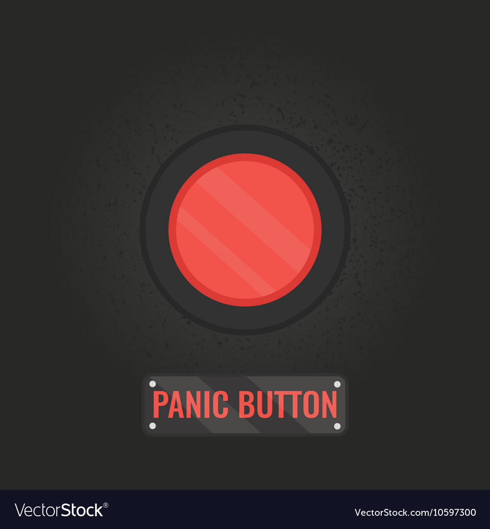 Free download Panic button sign on black background Royalty Free Vector
