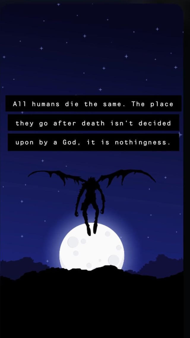 Some Wallpaper With Quotes R Deathnote