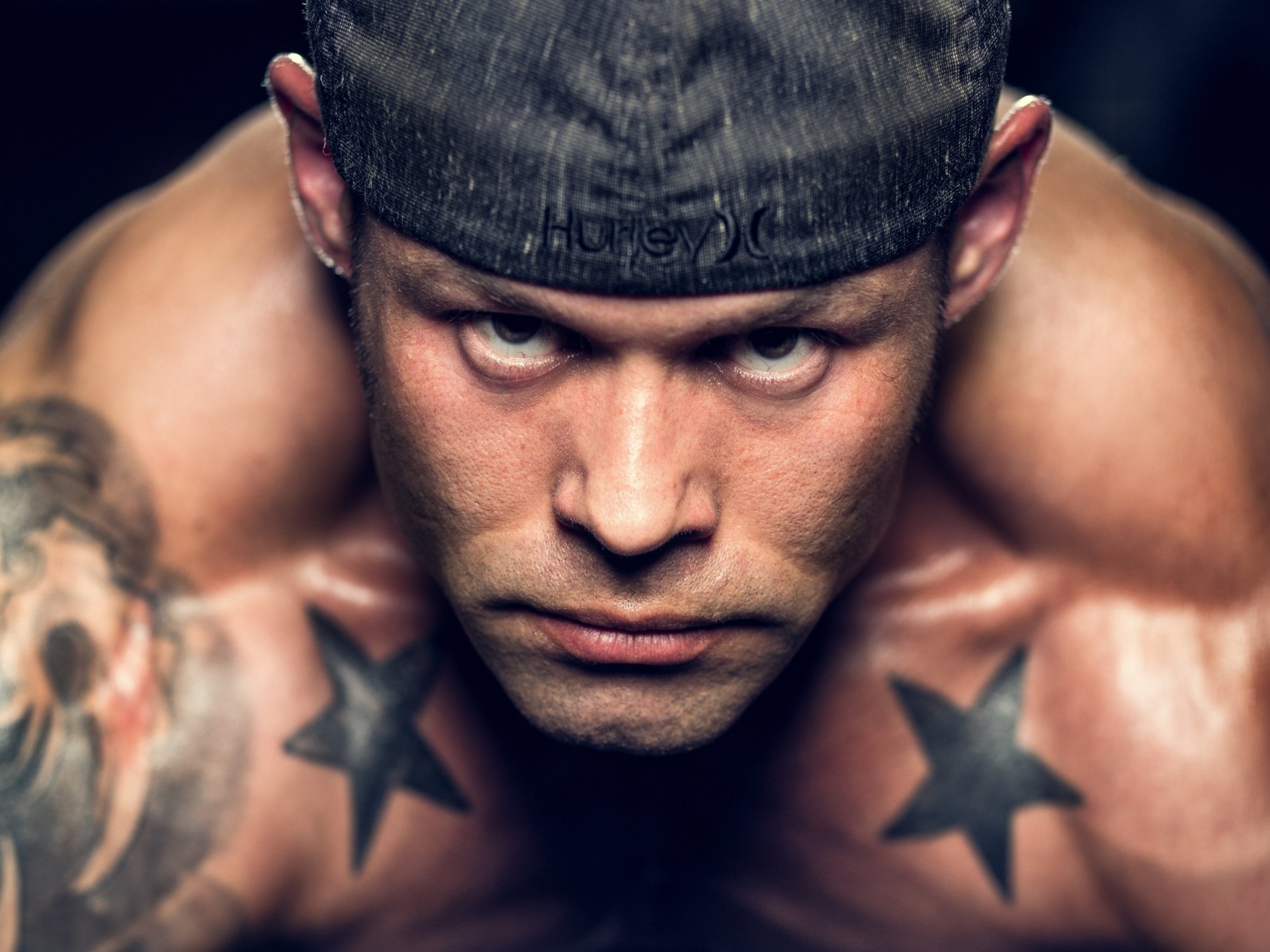 Tattoo Man Face HD Wallpaper
