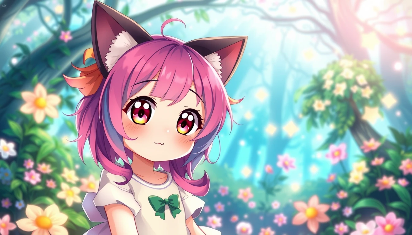 Anime Cat Girl Wallpaper