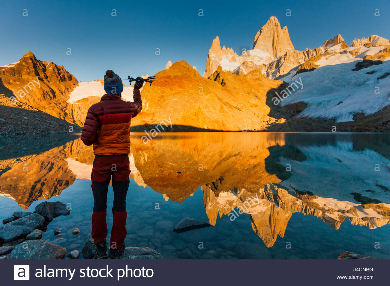 Free download Tourist with drone on a background of mountain landscape ...