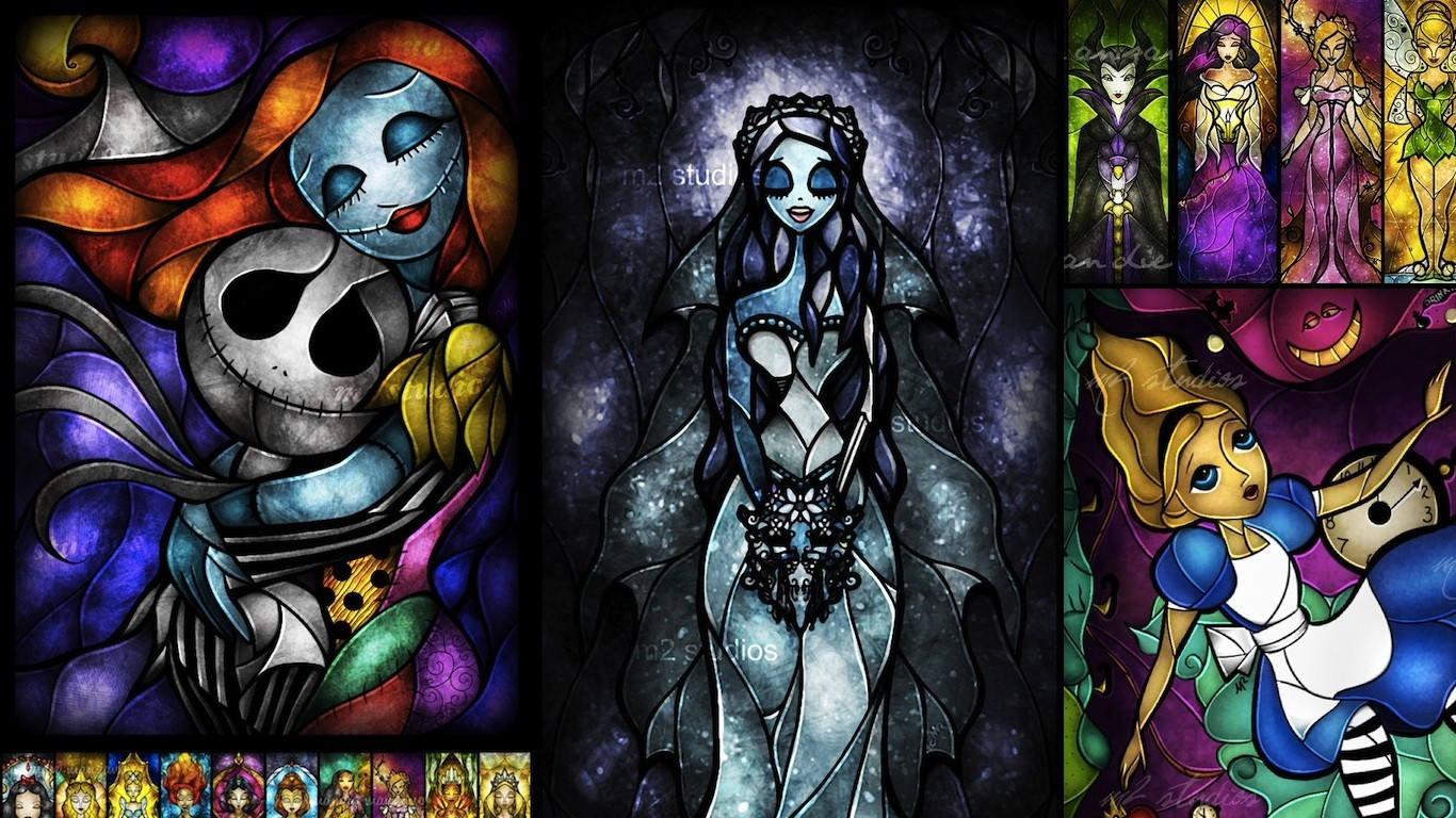 Stained Glass Disney Wallpaper From The Art