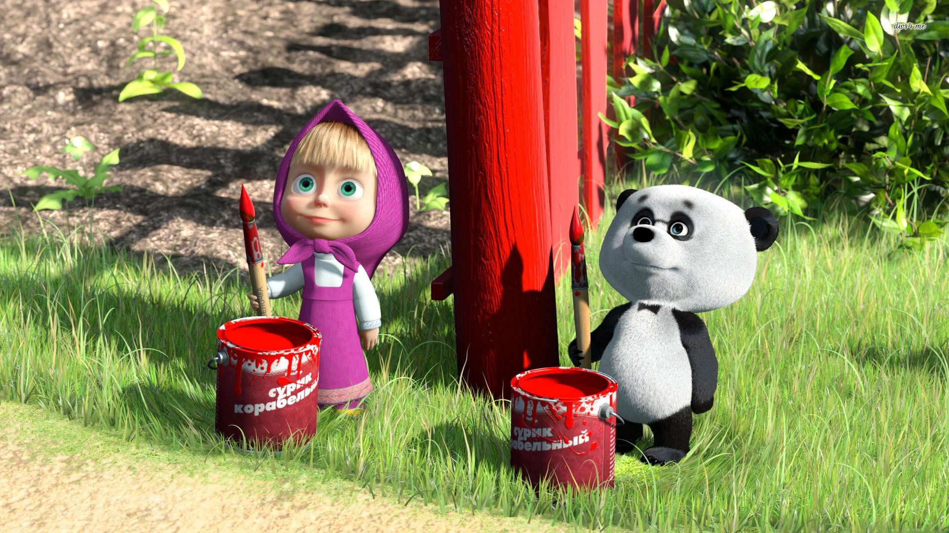 Masha And The Bear Wallpaper