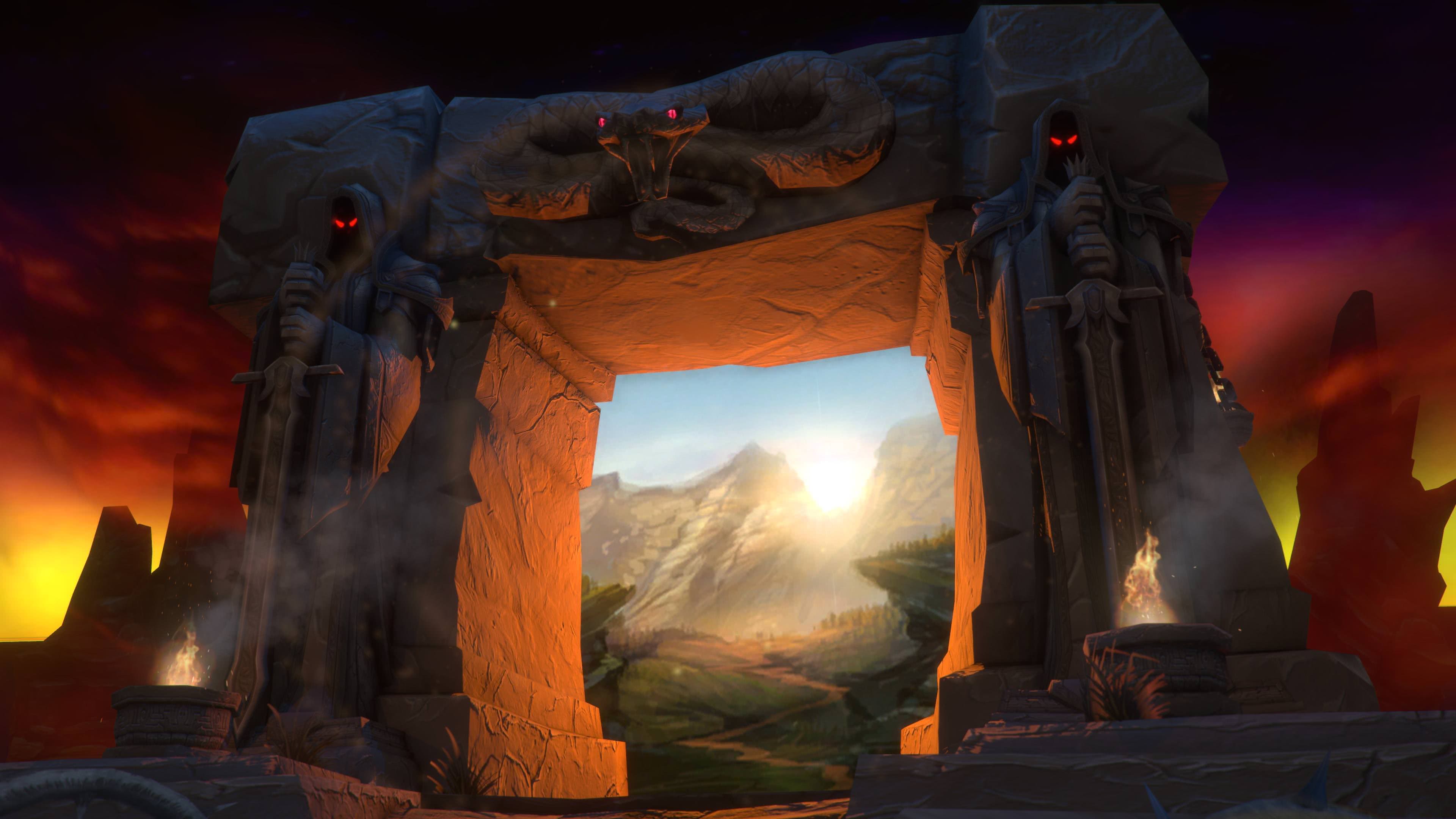 World Of Warcraft The Dark Portal UHD 4k Wallpaper