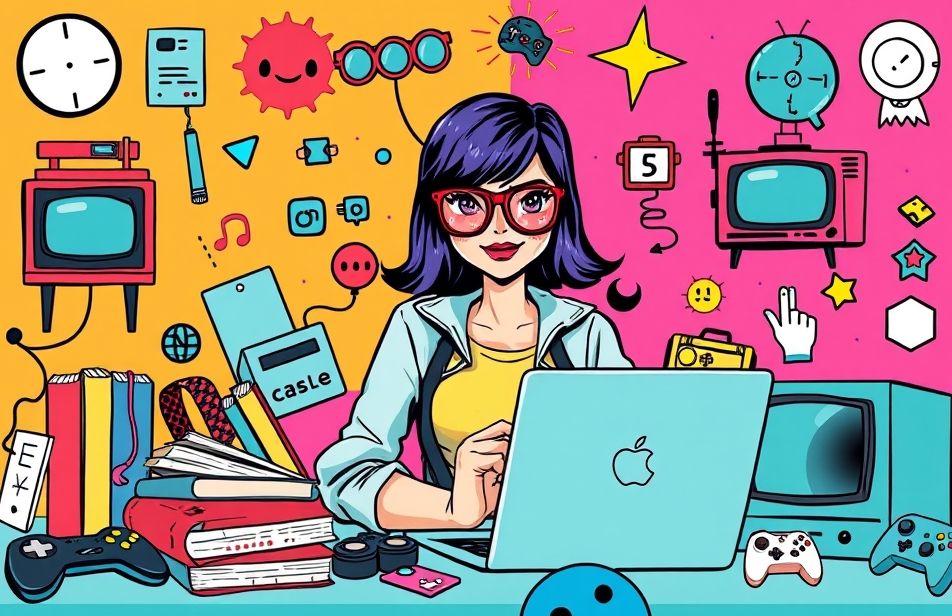 Geek Girl Wallpaper