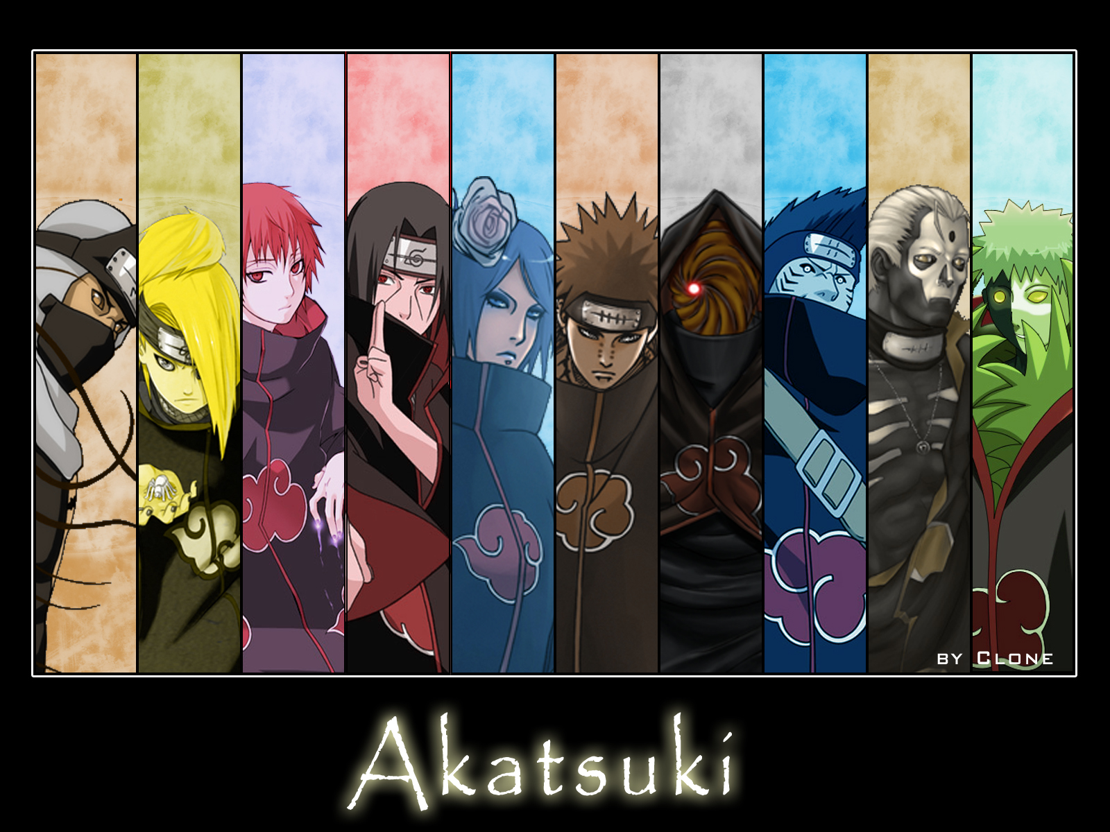 Wallpaper Collection Akatsuki And Friends Naruto