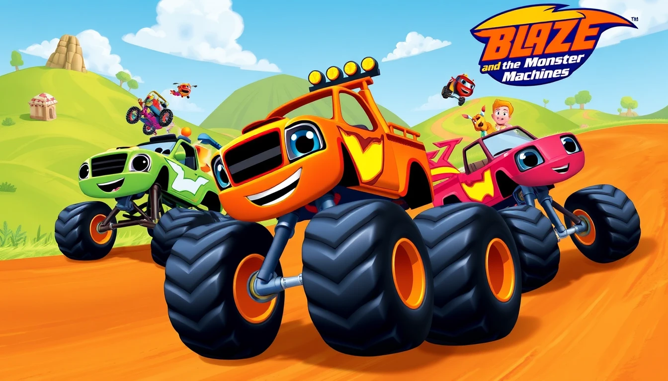 Blaze And The Monster Machines Wallpaper