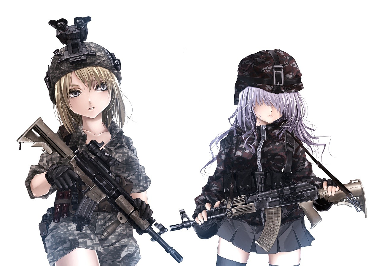 Military Ecchi Wallpaper Weapons Anime