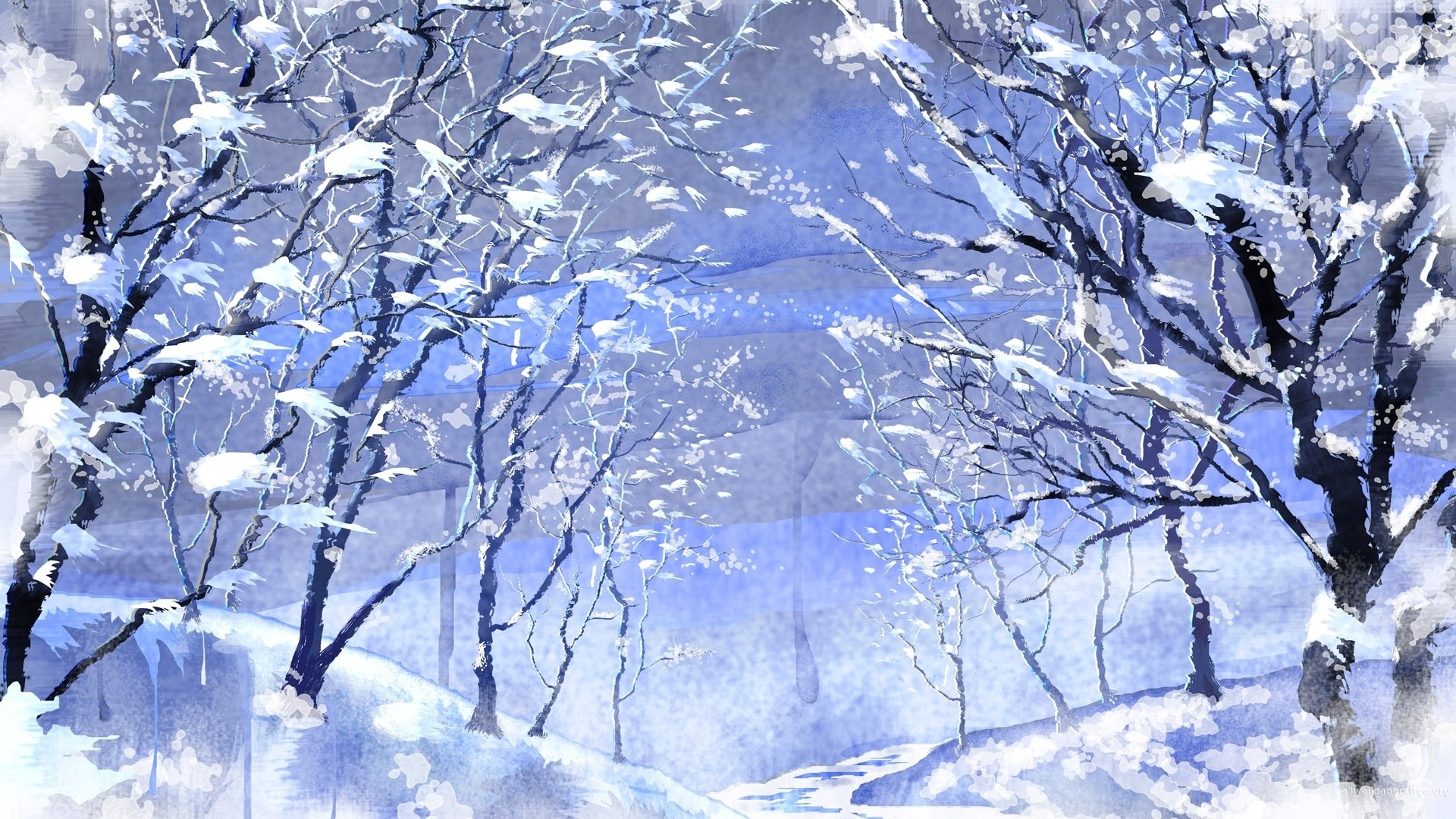 Christmas Winter Background Image