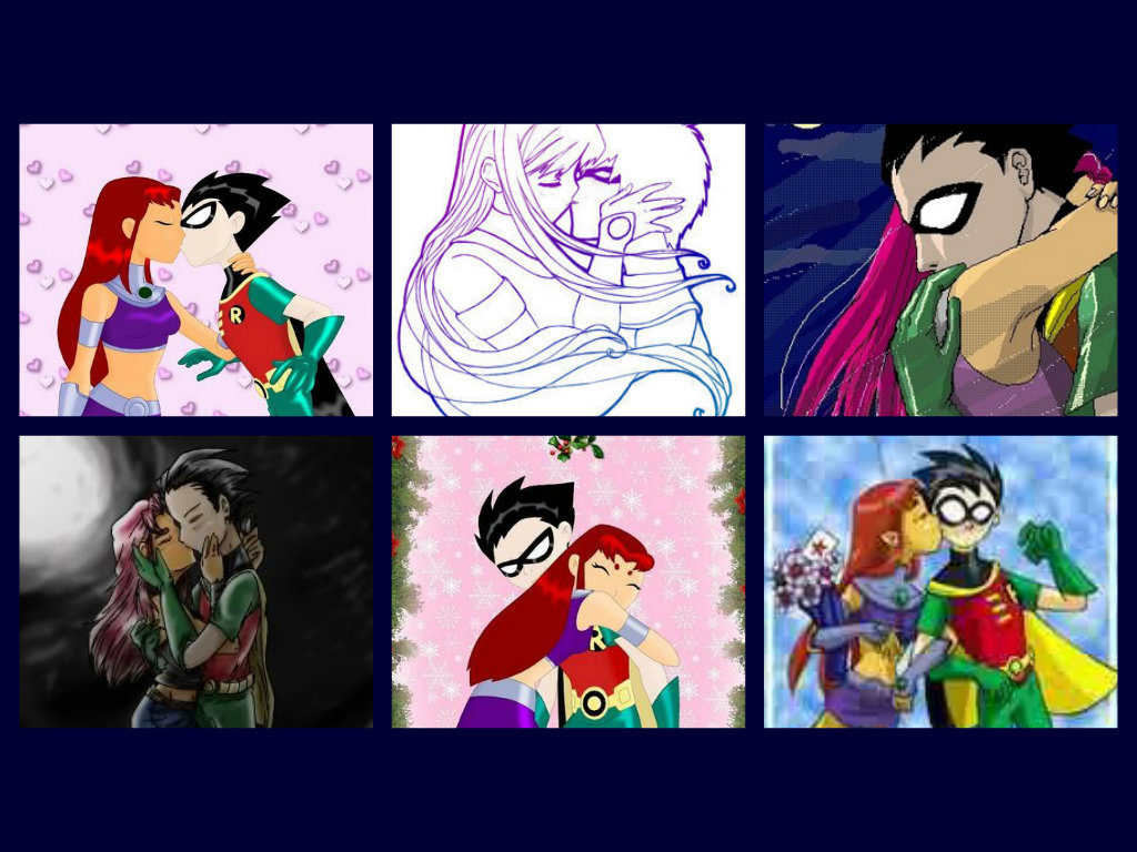 Teen Titans Image Robin And Starfire HD Wallpaper Background