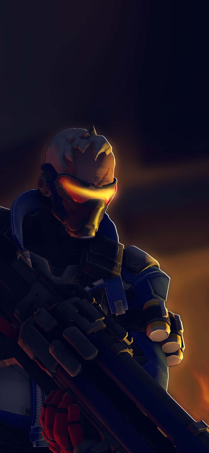 iPhone Xs Max Overwatch Background Wallpaper