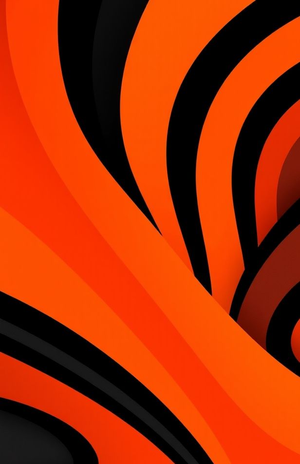 Orange And Black Wallpaper