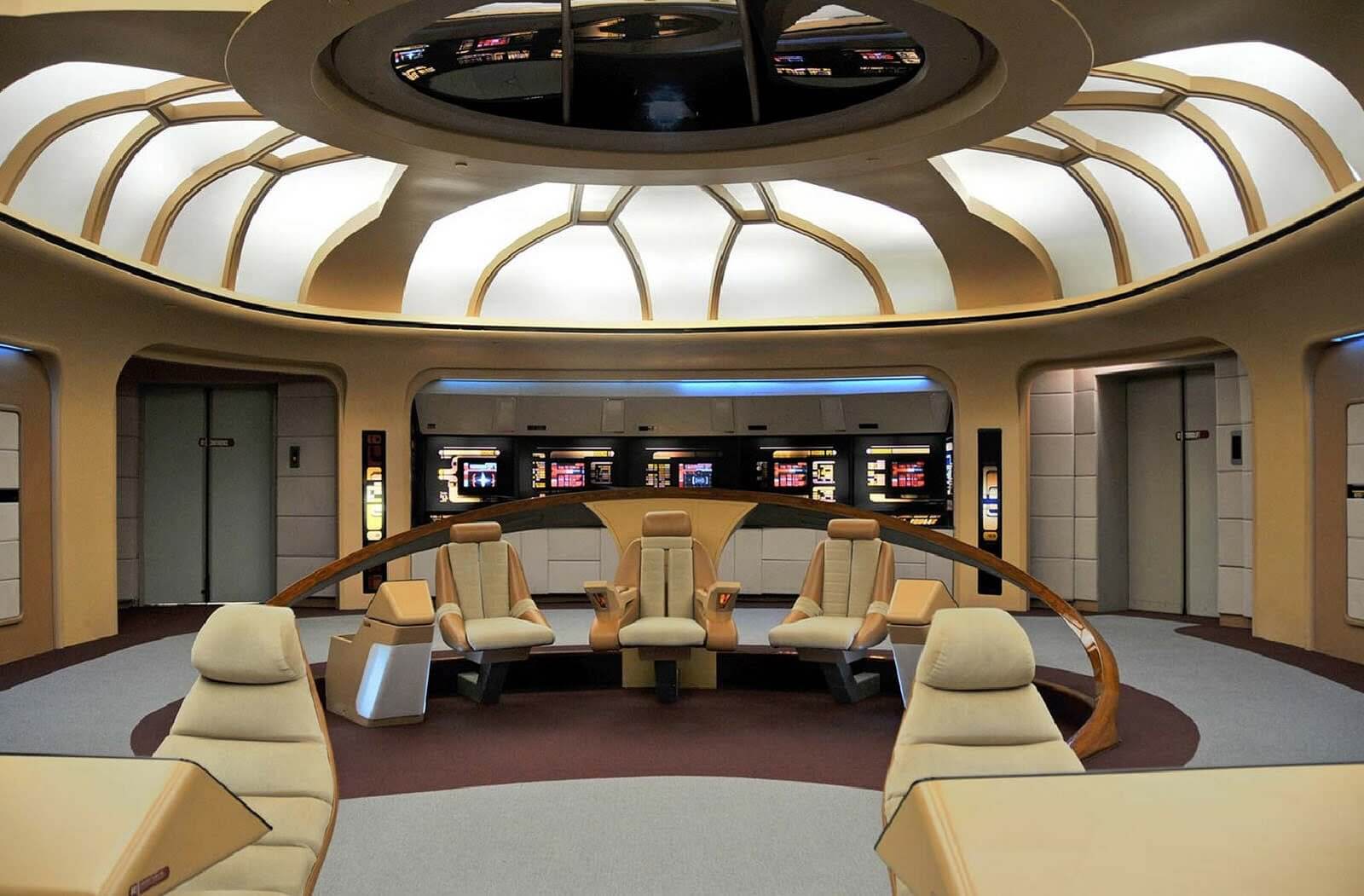 Background Enterprise Bridge By Michael Gillett Wallpaper