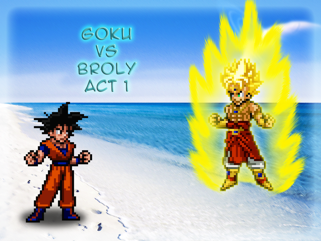 Goku Vs Broly Act Wallpaper By Inglip007