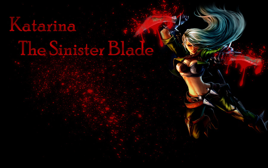 Katarina Wallpaper With Text By Nighthunte