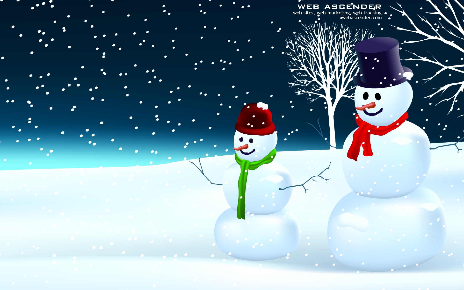 Snowman Desktop Screensavers