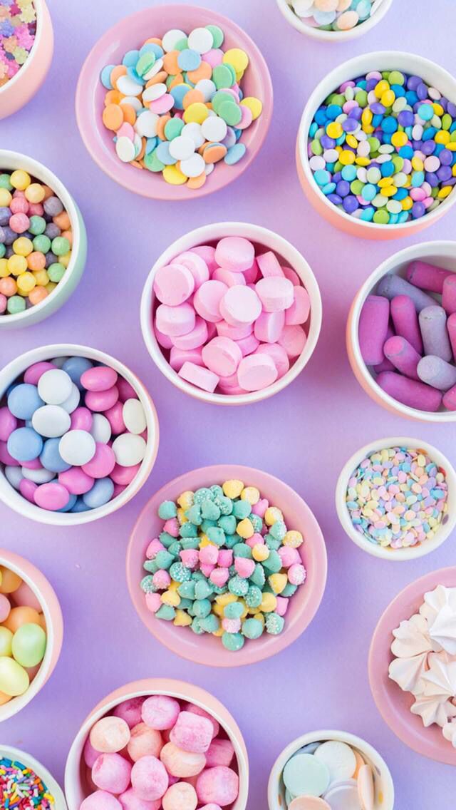 Wallpaper iPhone Fond D Cran Nourriture Bonbons Color S