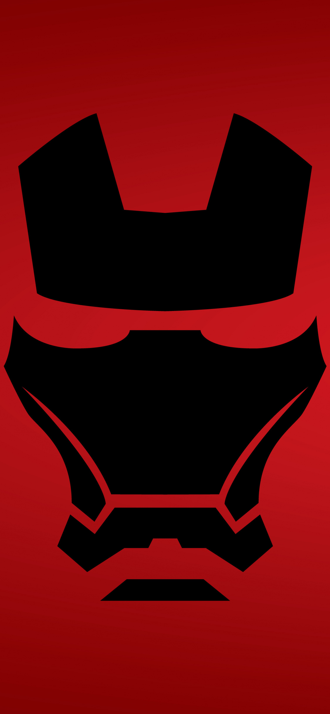 Wallpaper Iron Man Mask Dark Minimal iPhone