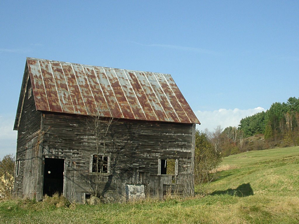 This Is An Old Barn Sitting